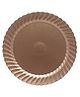 Funcart Disposable Plastic Plates Pack Of 10 - Golden 