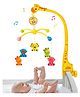 Fiddlerz Rotating Musical Cot Rattle for Babies Mobile for Cradle - Multicolor