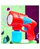 VGRASSP Power Blow Gatling Gun Machine Toy With LED Light - Bubble Launcher For Boys And Girls With Soap Solution And 2 Bottles - Indoor And Outdoor Use Bubble Maker Toy - Color May Vary