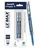 Schneider Luxor LX MAX Roller Ball Pen Pack of 2 - Blue & Black