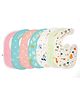 Tidy Sleep Jersey Bibs-assorted Colours-Pack of 7