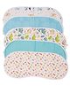 TIDY SLEEP Muslin Burp cloth-Assorted Colours-Pack of 5