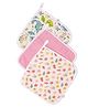 TIDY SLEEP Muslin Face/Wash Cloth-Assorted Colours-Pack of 3