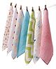 TIDY SLEEP Muslin Face Napkin-Assorted Colours-Pack of 7