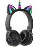 Happy Hues Wireless Headphones- Unicorn Cat Ear Headset with LED Lights-Gaming Headphones, Fashion Bluetooth 5.0 Headset for Kids Wearing