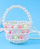 Hola Bonita Pearl Sling Bag - White
