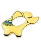 Toysire Elephant Teether Food Grade Silicone Water Filled Freezable Soothing Gums  Elephant Design Good Grip - Yellow