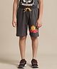 Kidsville Garfield Featuring Character Printed Shorts - Grey