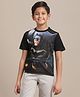 Kidsville DC Comics Featuring Half Sleeves Batman Printed Tee - Black