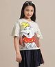 Kidsville Dumbo Featuring Half Sleeves Character Printed Tee - Off White