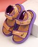 Kidsville Mattel Featuring Barbie Printed  Sandals - Peach