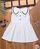 PURPLE UNITED KIDS Sleeveless  Solid Dress - White