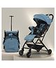 Baybee Infant Baby Pram Stroller for Newborn Babies with Metal Frame, 3-Position Adjustable Seat & Canopy, Bassinet, Parent Handle Bar, Baby Stroller for Baby Toddlers (Blue)