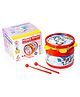 Ratnas Happy Beats Musical Drum Dafli Jr-  Red
