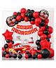 Bubble Trouble Car Theme Birthday Decorations Items Set of 48 Pcs for Boys, Girls, Kids Birthday Décor, Birthday Decoration Car Theme for Boys