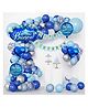 Bubble Trouble Prince Foil Balloon Set, Happy Birthday Banner, & More for Boys & Kids Indoor & Outdoor Parties - Pack of 66