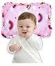 Luvlittle Baby Cotton Head Shaping Mustard Seed Rai Pillow with Zip Closure - Unicorn Print (Pink)