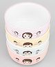 Baby Bowls with Text Print Pack of 4  Multicolour - 350 ml