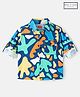 Babyhug Cotton Knit Full Sleeves Printed Shirt - Multicolour