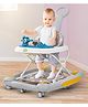 Baybee 2 in 1 Staffy Baby Walker Cum Rocker Kids Walker with Push Handle 3 Adjustable Height Foot Mat Rocking & Musical Toys - Grey