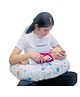 Fareto Baby Feeding Pillow with Detachable Cover Breast Feeding & Nursing Pillow Newborn, Infant Support for Baby and Mom Cradle,Blue