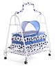 Comfy Baby Cradle with ABEC7 Bearing & Mosquito Net - Navy Blue