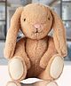 SHAPZE Hazel Beige Bunny - A Fluffy Companion for Cuddles and Playtime - Brown Height 26 cm