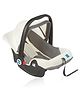 Mee Mee Baby Carry Cot 3 in 1 Infant Car Seat | Adjustable Head Support with Canopy for UV Protection | 3 Point Safety Harness for Babies | Weight Capacity Upto 13 Kgs (Light Grey)