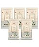 Baby Forest Mulmul Baby Wipes, Ultra-soft, Water-based, 3X thicker and softer wipes 72 Wipes each, Pack of 5