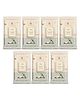 Baby Forest Mulmul Baby Wipes, Ultra-soft, Water-based, 3X thicker and softer wipes 72 Wipes each, Pack of 7