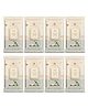 Baby Forest Mulmul Baby Wipes, Ultra-soft, Water-based, 3X thicker and softer wipes 72 Wipes each, Pack of 8