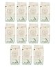 Baby Forest Mulmul Baby Wipes, Ultra-soft, Water-based, 3X thicker and softer wipes 72 Wipes Each, Pack of 11