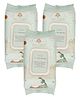 Baby Forest Neer 99.9% Water Baby Wipes- Pack of 3 | Ideal for 0 Plus Months | No Added Fragrance | Cruelty-Free | Plant-Based Formulations | Dermatologically Tested | Pack of 3 | 72 Wipes Each