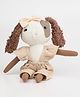 BABY FOREST Cuddly Buddies Little Kitty Plush Toy | Handmade Soft Animal | Ultra-Soft & Durable | Perfect for Gifts & Special Days | Safe & Eco-Friendly-Height 24 cm