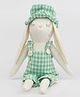 BABY FOREST Cuddly Buddies Miss Rabbit Plush Toy | Handcrafted Soft Animal | Super-Soft & Sturdy Fabric | Ideal for Birthdays & Events | Safe & Eco-Friendly-Height 27 cm