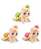 ADKD Crawling baby Key Toys Colorful Key Wind up Walking Baby Toys- Pack of 3 (Color May Vary)