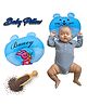 NeonateCare Baby U Shape Mustard Seed Rai Head Shaping Baby Pillow- Blue Bunnie