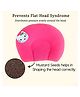 NeonateCare Mustard Seed Pillow for New Born Baby, Ideal for Round Head Shaping Seed Pillow for 0 to 12 Months Babies (Pink Seed Pillow- kitti)