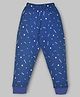 Kiwi Abstract Printed Pajama - Blue
