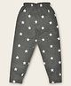 Hrit Star Printed Cotton Pajama - Grey