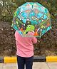 CHAATEWALA Dinosaurs Printed Dome Shaped Transparent Umbrella - Multi Colour
