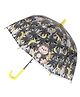 CHAATEWALA Junge Theme & Monkey Printed Dome Shaped Transparent Umbrella - Multi Colour