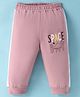 Taeko Looper Knit Full Length Lounge Pant with Space Theme Print - Pink