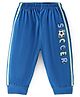Taeko Single Jersey Knit Full Length Lounge Pant with Soccer Print - Blue