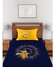 Pokemon Single Bed Sheet With 1 Pillow Cover - Blue & Yellow