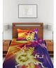 Pokemon Single Bed Sheet With 1 Pillow Cover - Multi Color