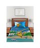 Pokemon Single Bed Sheet With 1 Pillow Cover - Blue