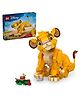LEGO | Disney Simba the Lion King Cub Fun Gift Idea 222 Pieces Multicolor - 43243