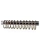 Kookee Shower Curtain Rings, 12 C shape Hooks - (JS160901) Dusky Brown