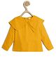 Chuppan Chupai Full Sleeves Solid Bow Detailed Top - Mustard